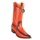 Men's King Exotic Boots Ostrich Leg European Toe Cognac (477bd0503)