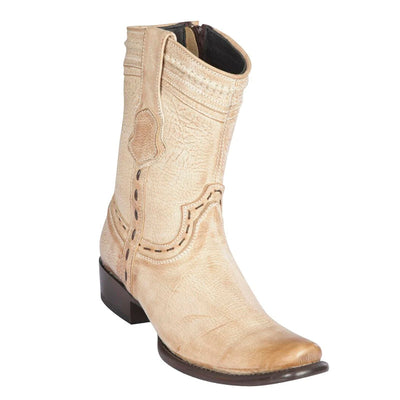 Men's King Exotic Leather Boots Dubai Toe Handcrafted Honey (479B3651) 1   - from alligatorwarehouse.com