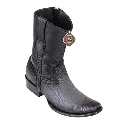 Men's King Exotic Sharkskin Boots Dubai Toe Handcrafted Faded Gray (479B0938) 1   - from alligatorwarehouse.com