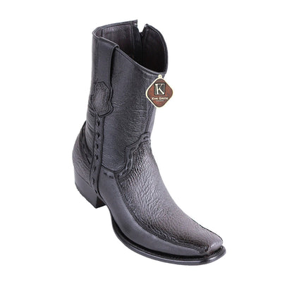Men's King Exotic Sharkskin Boots With Deer Dubai Toe Handcrafted Faded Gray (479BF0938) 1   - from alligatorwarehouse.com