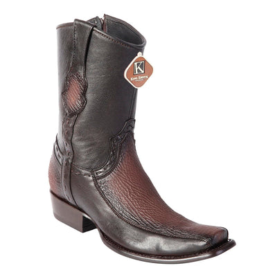 Men's King Exotic Sharkskin Boots With Inside Zipper Dubai Toe Handcrafted (479BF0916) 1   - from alligatorwarehouse.com