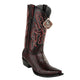 Men's King Exotic Snip Toe Teju Lizard Boots Handcrafted Black Cherry (4940718)