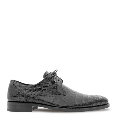 Men's Crocodile Lace Up Anderson Grey By Mezlan Made In Spain Brand 4   - from alligatorwarehouse.com