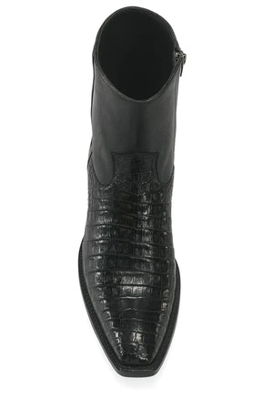 Men’s Dress Ankle Boots – Los Altos Boots – Black Western Style