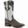 Ferinni Boot - Mens Dress Cowboy Boot  - Ferrini Stampede Men's Print Crocodile Boots Handcrafted Black   in Black Color 4 12093-04-080-D  - from alligatorwarehouse.com