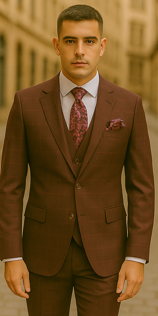 Rossiman Men's Formal Dress Suit – Elegant Tailored Suit 1 SKU#51212  - from alligatorwarehouse.com