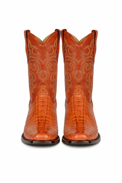 Men's Los Altos Caiman Tail Snip Toe Boots