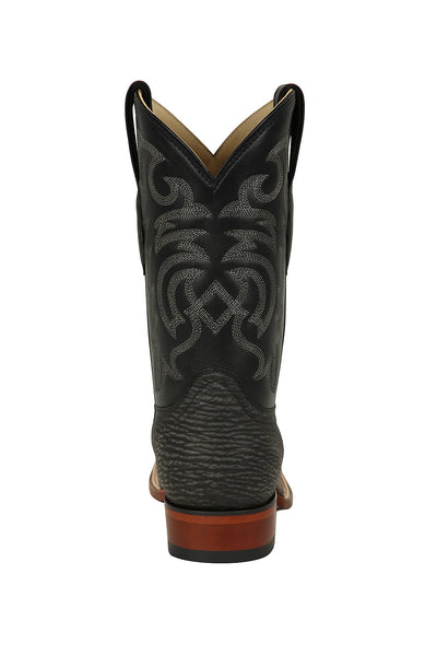 Men's Los Altos Shark Skin Wide Square Toe Boots 13   - from alligatorwarehouse.com