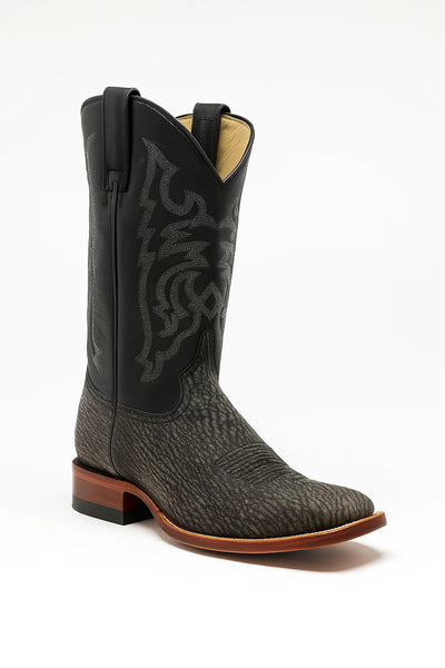 Men's Los Altos Shark Skin Wide Square Toe Boots 14   - from alligatorwarehouse.com