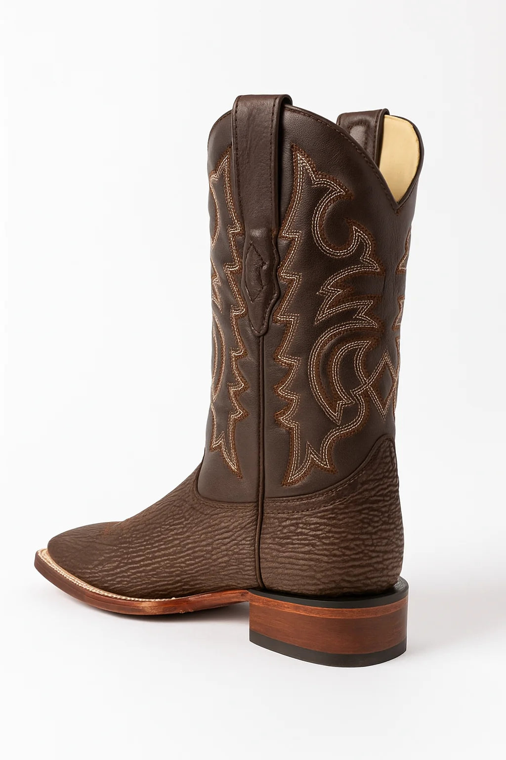 Men's Los Altos Shark Skin Wide Square Toe Boot