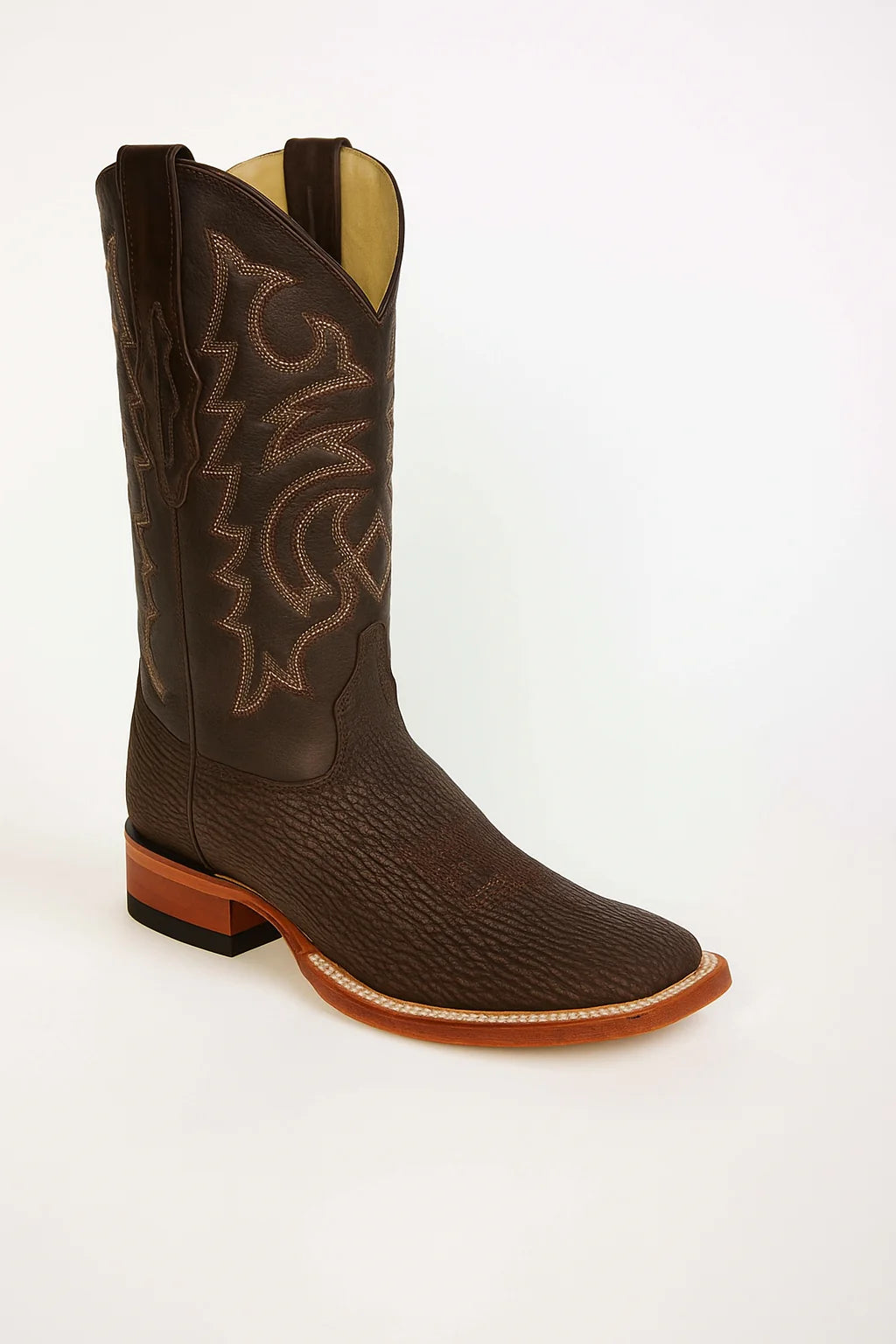 Men's Los Altos Shark Skin Wide Square Toe Boot