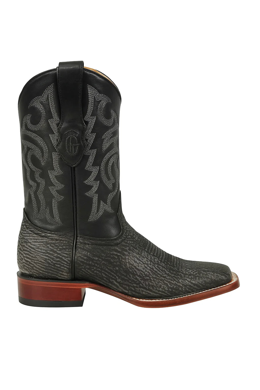 Men's Los Altos Shark Skin Wide Square Toe Boot