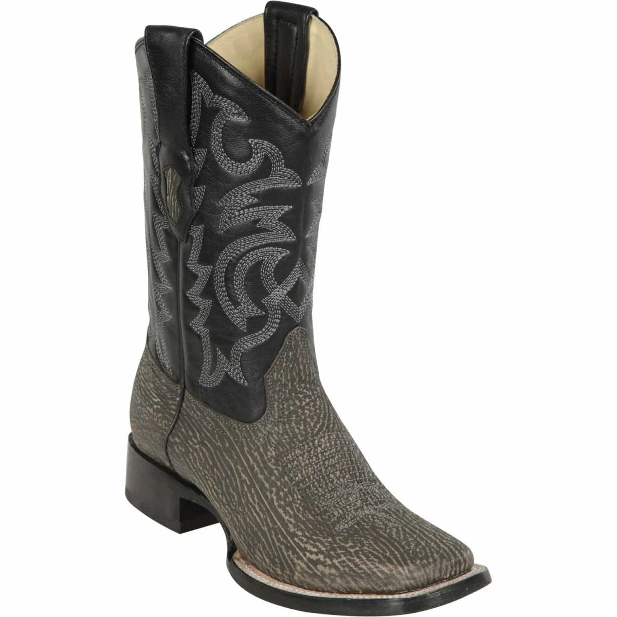 Men's Los Altos Shark Skin Wide Square Toe Boots
