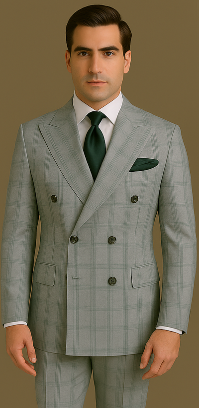 Men’s Rossi Man Milano RM1828 – Slim Fit Modern Suit | Stylish Formal Wear 5   - from alligatorwarehouse.com