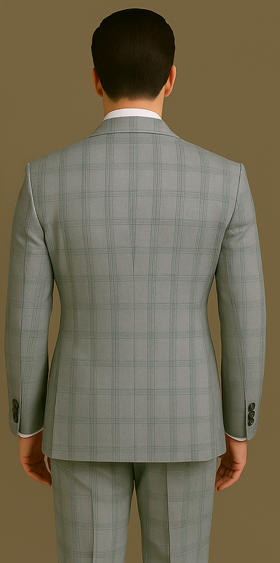 Men’s Rossi Man Milano RM1828 – Slim Fit Modern Suit | Stylish Formal Wear 2   - from alligatorwarehouse.com