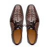 Marco Di Milano Caribe Men's Shoes Orix & Brown Exotic Hornback Crocodile Skin Derby Oxfords 3 CARIBE_CAIMAN FUSCUS_ORIX BROWN_6  - from alligatorwarehouse.com
