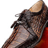 Marco Di Milano Caribe Men's Shoes Orix & Brown Exotic Hornback Crocodile Skin Derby Oxfords 5 CARIBE_CAIMAN FUSCUS_ORIX BROWN_6  - from alligatorwarehouse.com