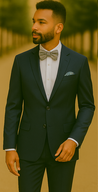 Men’s Slim Fit 100% Wool Suit by Rossiman Rossi – Peak Lapel Jacket & Plum Tapered Pants 4   - from alligatorwarehouse.com