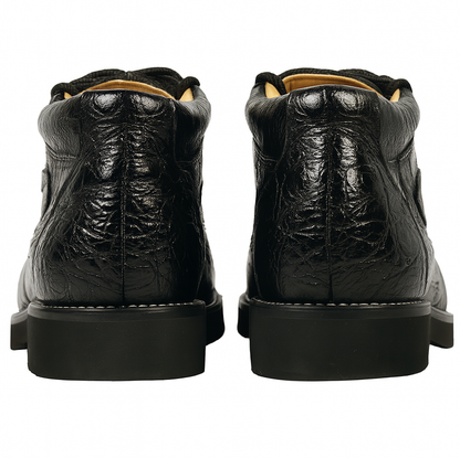 Men's Wild West Boots Caiman and Ostrich Skin Shoe