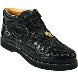 Men's Wild West Boots Caiman and Ostrich Skin Shoe