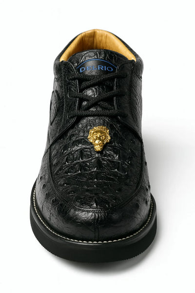 Men’s Wild West Caiman & Ostrich Skin Boots – Handmade Exotic Leather Western Cowboy Boots 6   - from alligatorwarehouse.com