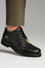 Men's Wild West Boots Caiman and Ostrich Skin Shoe