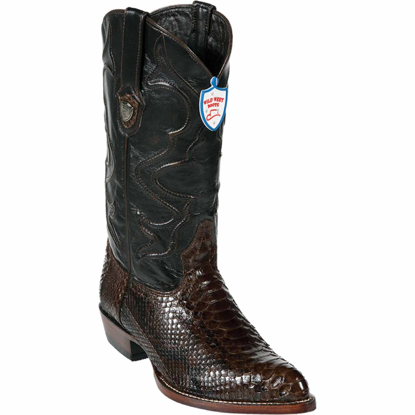 Men’s Wild West Python Skin J-Toe Boots