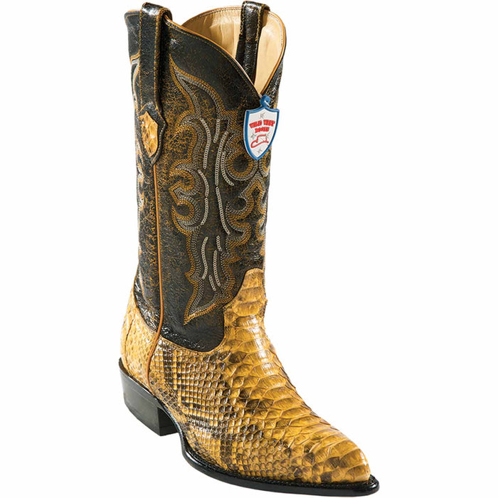 Men’s Wild West Python Skin J-Toe Boots