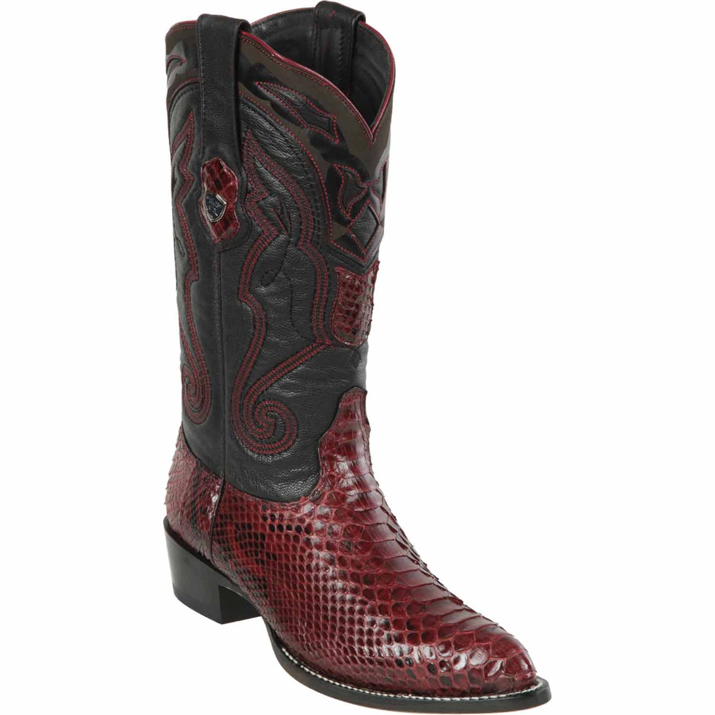 Men’s Wild West Python Skin J-Toe Boots