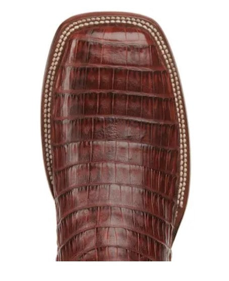 Dan Post Men's Kingsly Genuine Caiman Belly Square Toe Boots - Bay Apache 11 DP4807_7_D  - from alligatorwarehouse.com