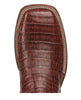 Dan Post Men's Kingsly Genuine Caiman Belly Square Toe Boots - Bay Apache 11 DP4807_7_D  - from alligatorwarehouse.com