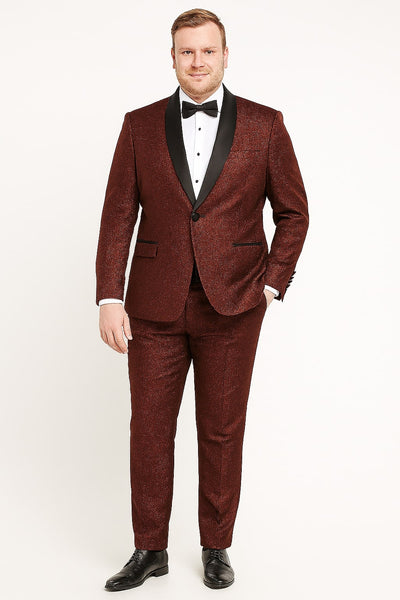 Mens Burgundy Shiny Stripe Tuxedo Jacket – Slim Fit Satin Lapel Dinner Blazer for Formal Events 4   - from alligatorwarehouse.com