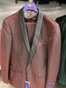 Mens Burgundy Shiny Stripe Tuxedo Jacket – Slim Fit Satin Lapel Dinner Blazer for Formal Events 6   - from alligatorwarehouse.com