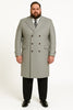Mens Light Gray Double-Breasted Wool Overcoat – Classic Long Dress Coat for Winter 4   - from alligatorwarehouse.com