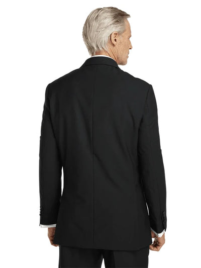 Mens Single Breasted Peak Lapel Tuxedo Jacket Black 7   - from alligatorwarehouse.com