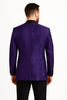 Mens Purple Paisley Pattern Blazer Jacket – Satin Finish 2   - from alligatorwarehouse.com