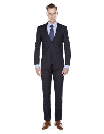 Mens Skinny Slim Funeral Suit Navy Blue 1 RW-9280  - from alligatorwarehouse.com