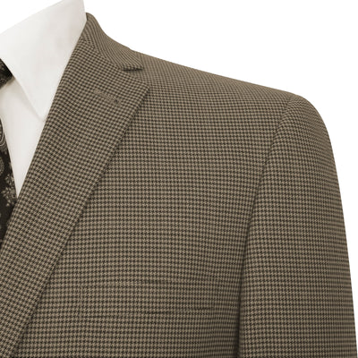 Mens 2 Button Slim Fit Light Brown Blazer 3   - from alligatorwarehouse.com