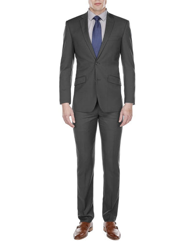 Mens Slim Modern Suit Grey 1 M0-3298  - from alligatorwarehouse.com
