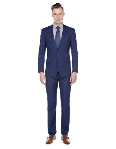 Mens Slim Modern Suit Indigo Blue 1 OE-6270  - from alligatorwarehouse.com
