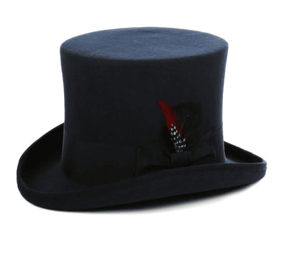 Mens Dress Tophat in Navy 1   - from alligatorwarehouse.com