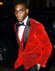 Mens Designer Velvet Tuxedo in Navy