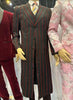 Mens Gangster Zoot Suit in 3 Colors  Chalk Stripe - Black and Red - Black and Gold - Black and White 15 Zoot-200  - from alligatorwarehouse.com