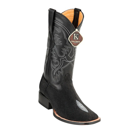 mens-king-exotic-boots-square-toe-stingray-single-stone-black