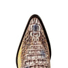 Mens King Exotic Caiman Hornback Cowboy Boots Natural (4980249) 2   - from alligatorwarehouse.com