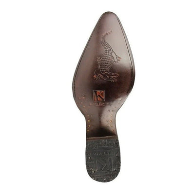 Mens King Exotic Caiman Hornback Cowboy Boots Natural (4980249) 3   - from alligatorwarehouse.com