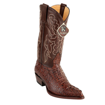 Mens King Exotic Caiman Hornback Cowboy Boots Brown (4980207) 1 5  - from alligatorwarehouse.com