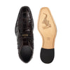 Mens Belvedere Stefano Patchwork Crocodile Dress Boot in Brown 2   - from alligatorwarehouse.com