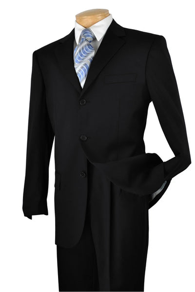 Mens Classic 3 button 2 Piece Suit in Navy 2 5802K-Navy-38R  - from alligatorwarehouse.com