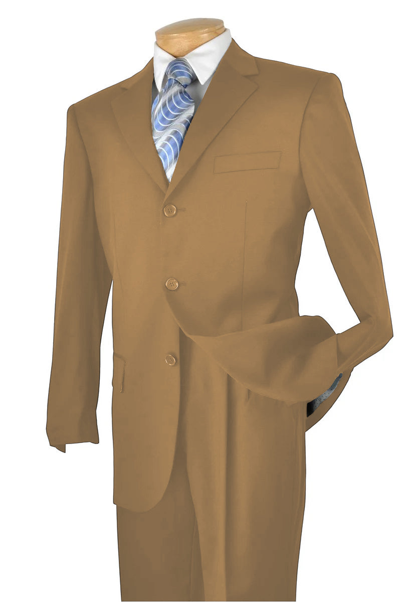 Mens Classic 3 button 2 Piece Suit in Navy 4 5802K-Navy-38R  - from alligatorwarehouse.com